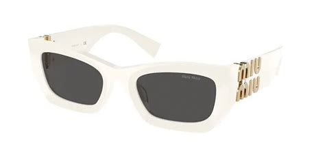 white miu miu sunglasses